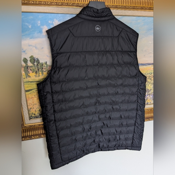 Peter Millar Charcoal Puffer Vest - Picture 2 of 6